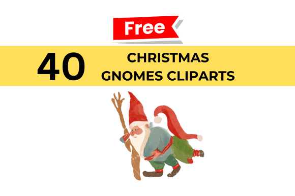 Christmas Gnomes Cliparts: Instant Festive Charm