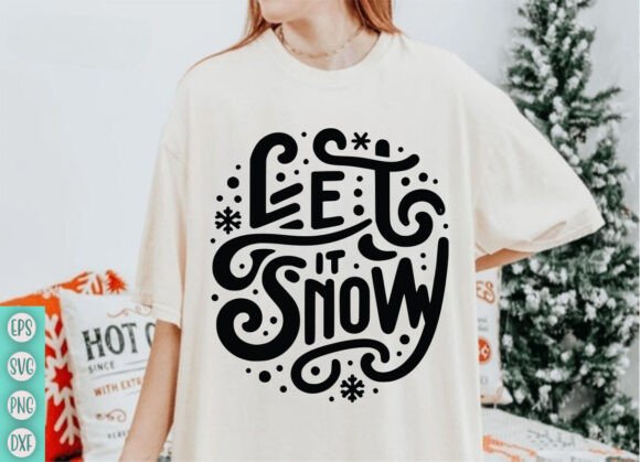 Let It Snow SVG: Crafting Festive Christmas Magic