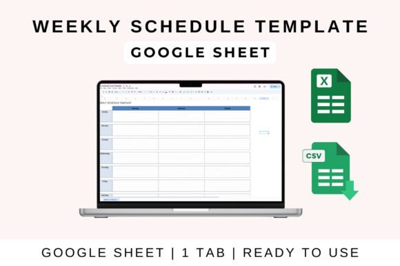 Master Your Week: The Power of the Weekly Schedule Excel Google Sheet