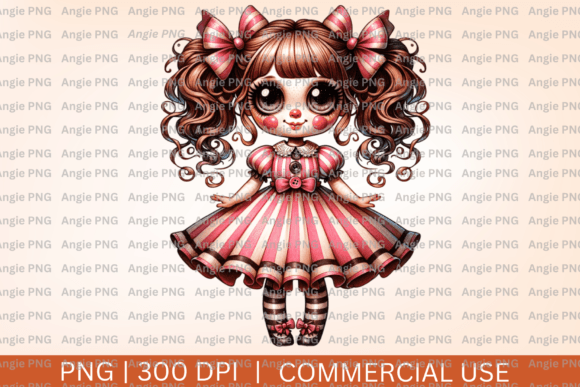 Unleash Spooky Elegance with Halloween Gothic Doll PNG Clipart